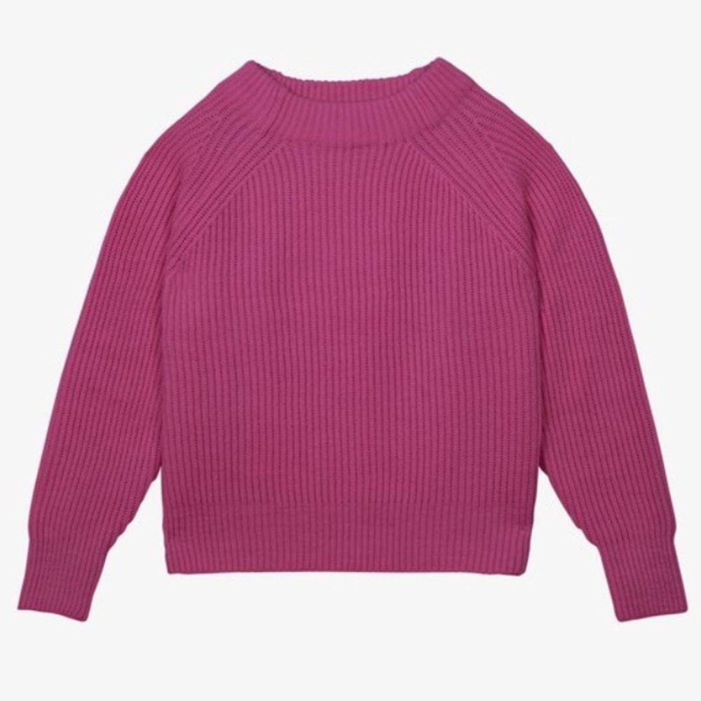 Soeur Edmond Wool Alpaca Chunky Knit Crew Sweater